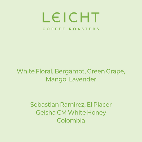 Colombia El Placer Geisha CM White Honey