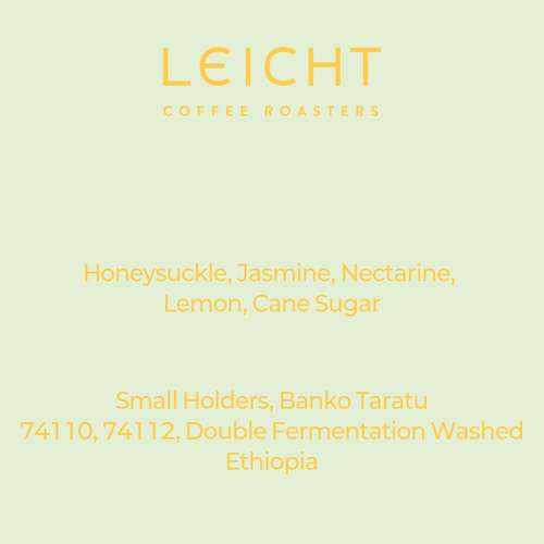 Ethiopia Gedeb Banko Taratu 74110,74112 Double Fermentation Washed