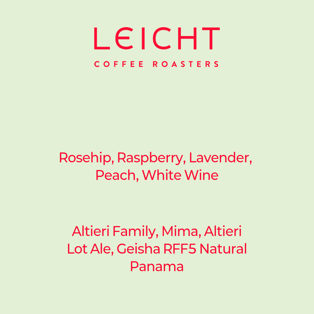 Panama Altieri Lot Ale Geisha RFF5