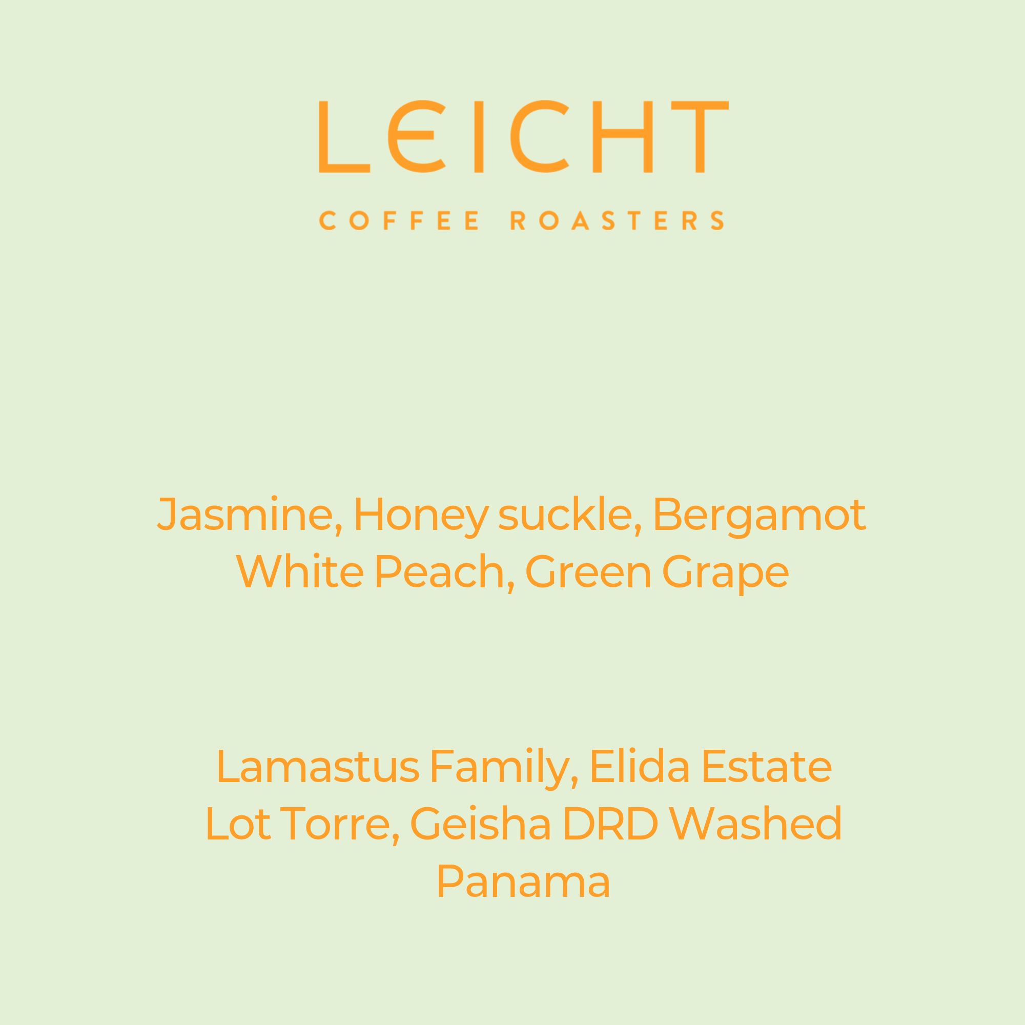 Panama Elida Lot Torre Geisha DRD Washed