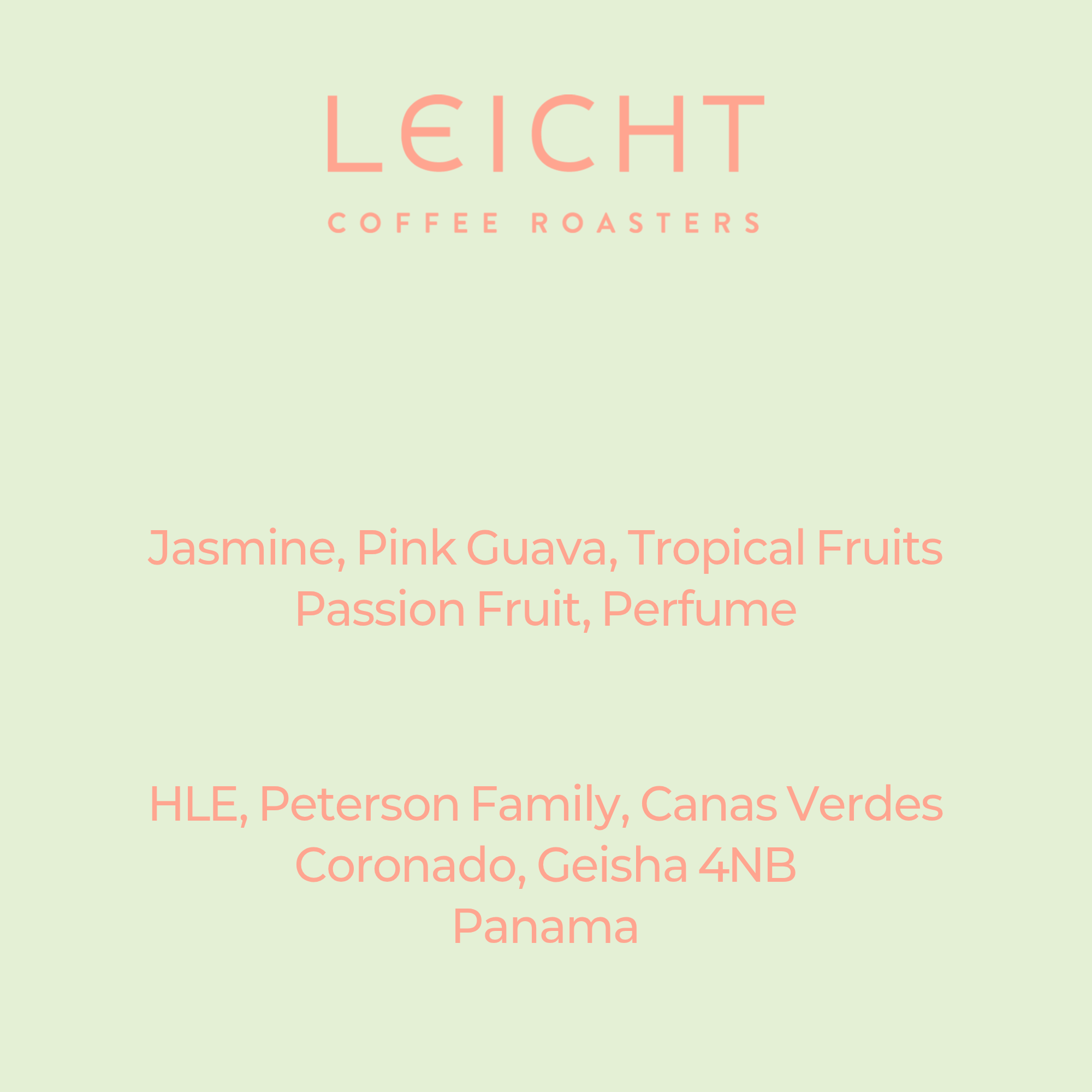 Panama Hacienda La Esmeralda Coronado Geisha 4NB